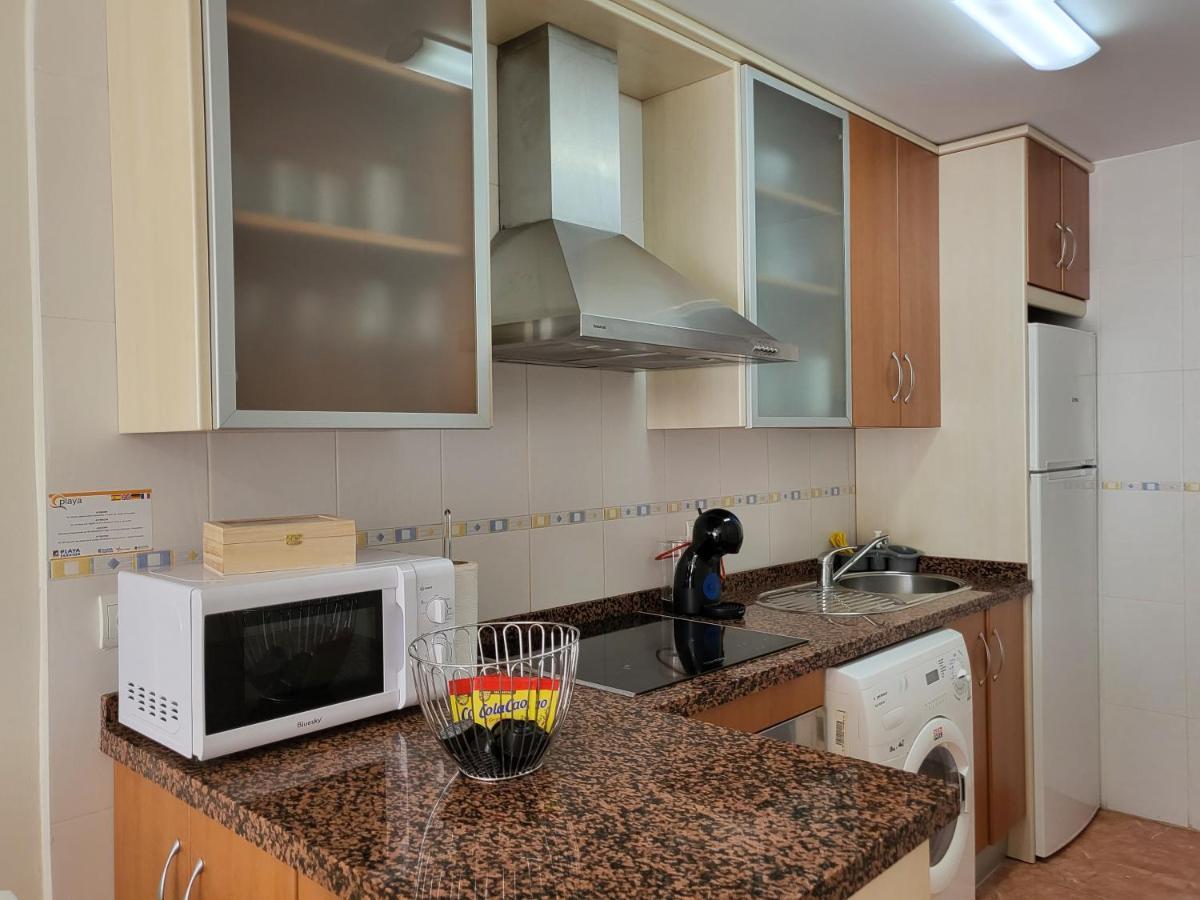 Ático dúplex en primera línea con piscina privada! Vera Exterior foto