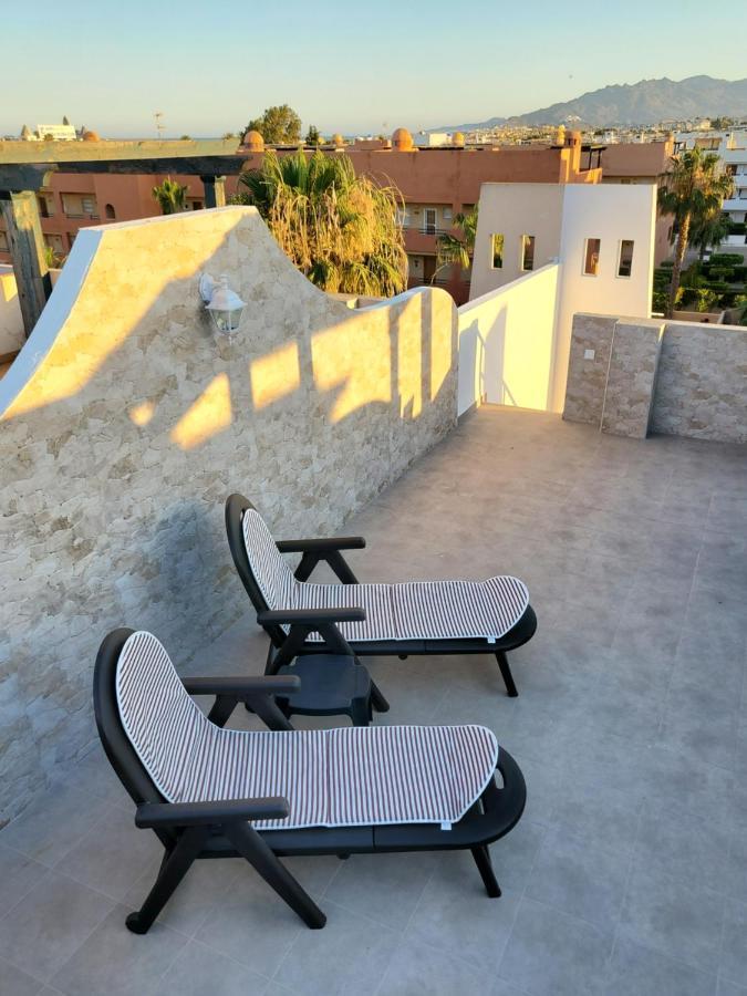 Ático dúplex en primera línea con piscina privada! Vera Exterior foto