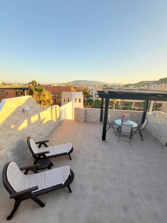 Ático dúplex en primera línea con piscina privada! Vera Exterior foto