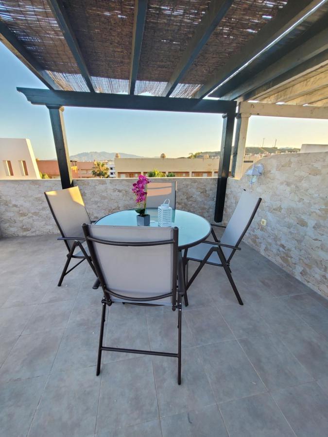 Ático dúplex en primera línea con piscina privada! Vera Exterior foto