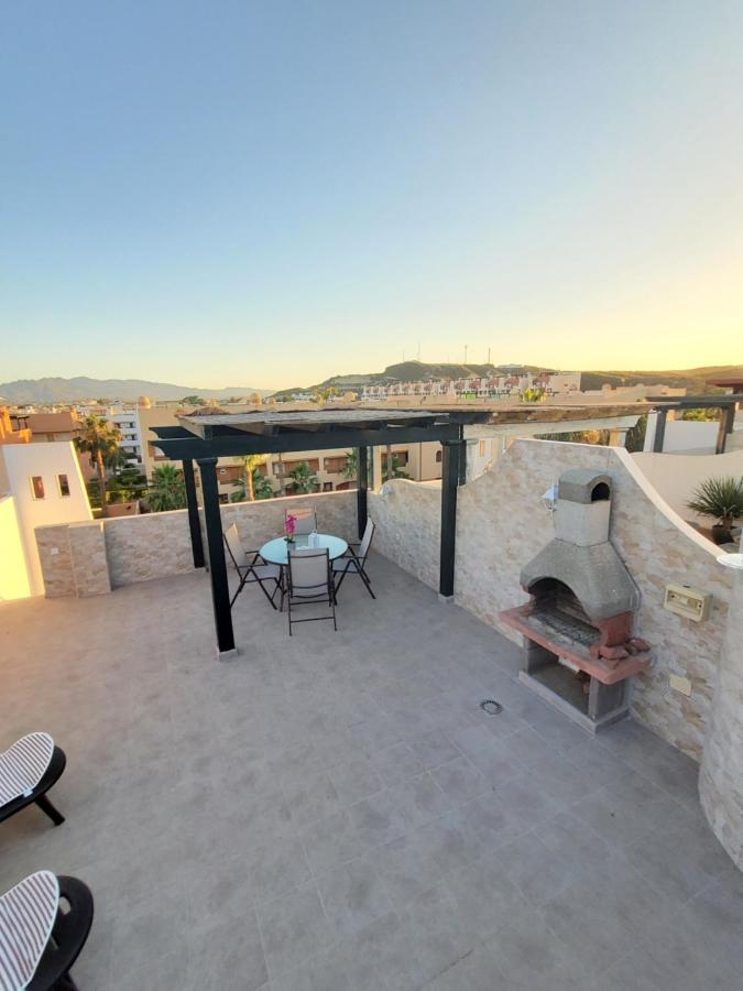 Ático dúplex en primera línea con piscina privada! Vera Exterior foto