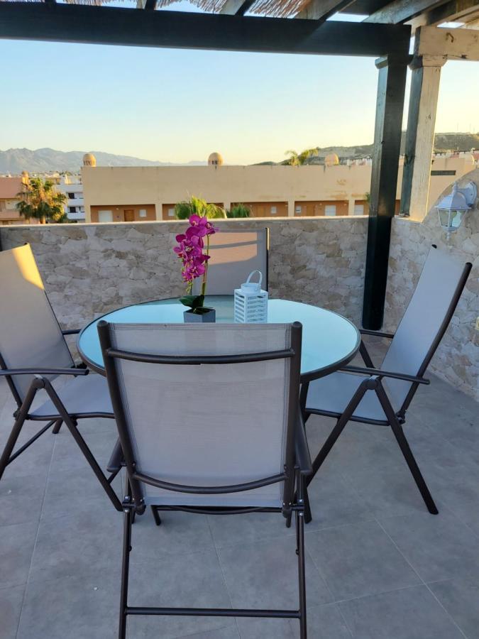 Ático dúplex en primera línea con piscina privada! Vera Exterior foto