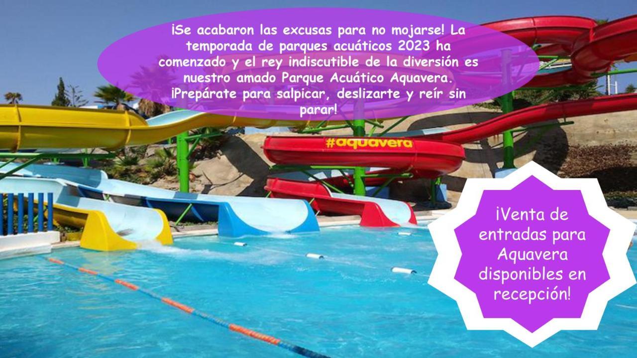 Ático dúplex en primera línea con piscina privada! Vera Exterior foto